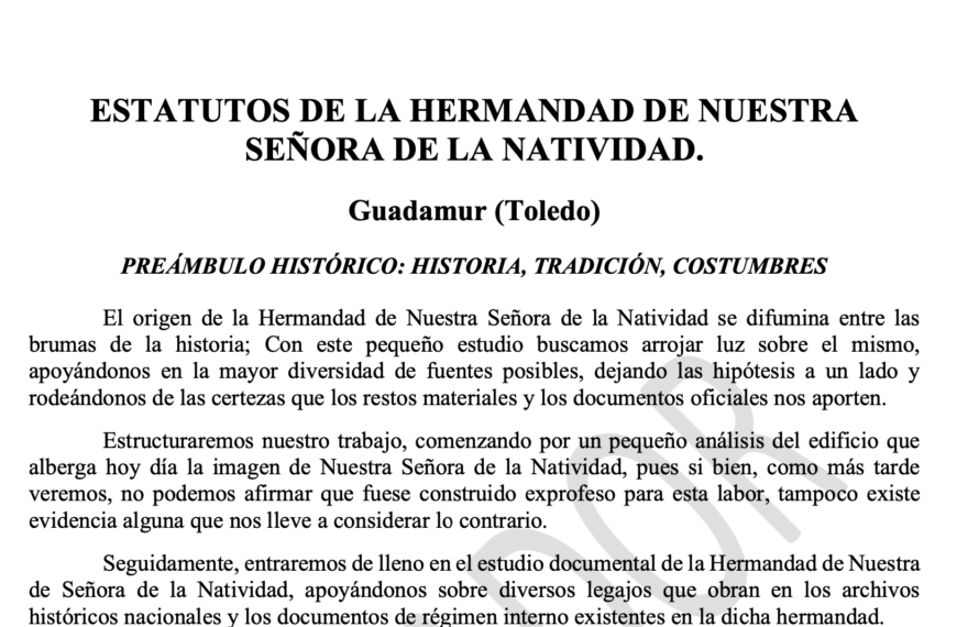 Propuesta de estatutos